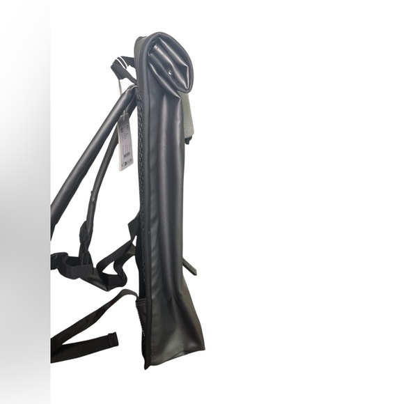 RAINS Rolltop Rucksack Metallic Gray Waterproof Backpack Unisex NWT - Picture 4 of 10